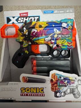 ZURU X-Shot Sonic The Hedgehog Nerf-Style Dart Blaster